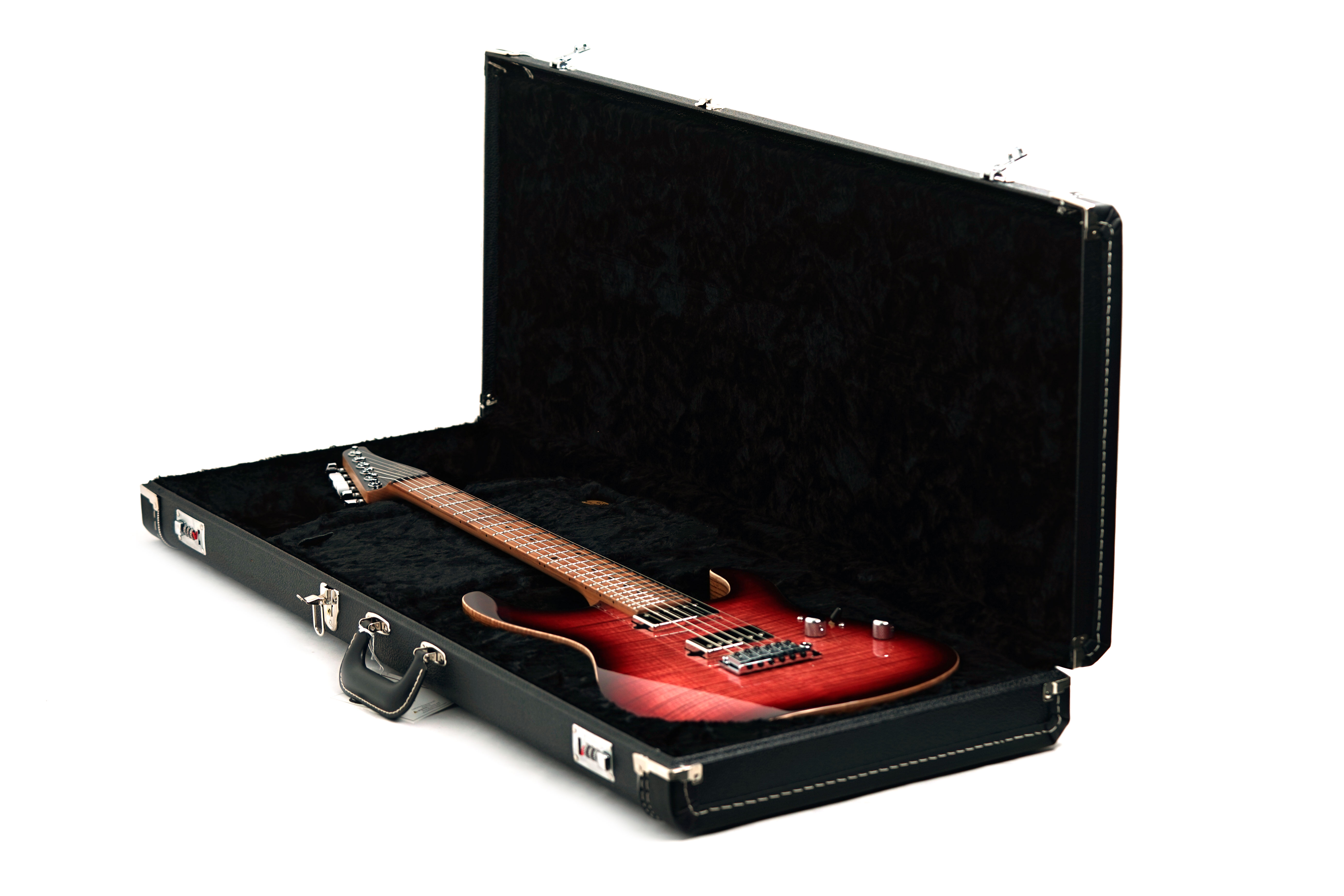 Suhr Modern HH Flame Maple Faded Trans Wine Red Burst #87877