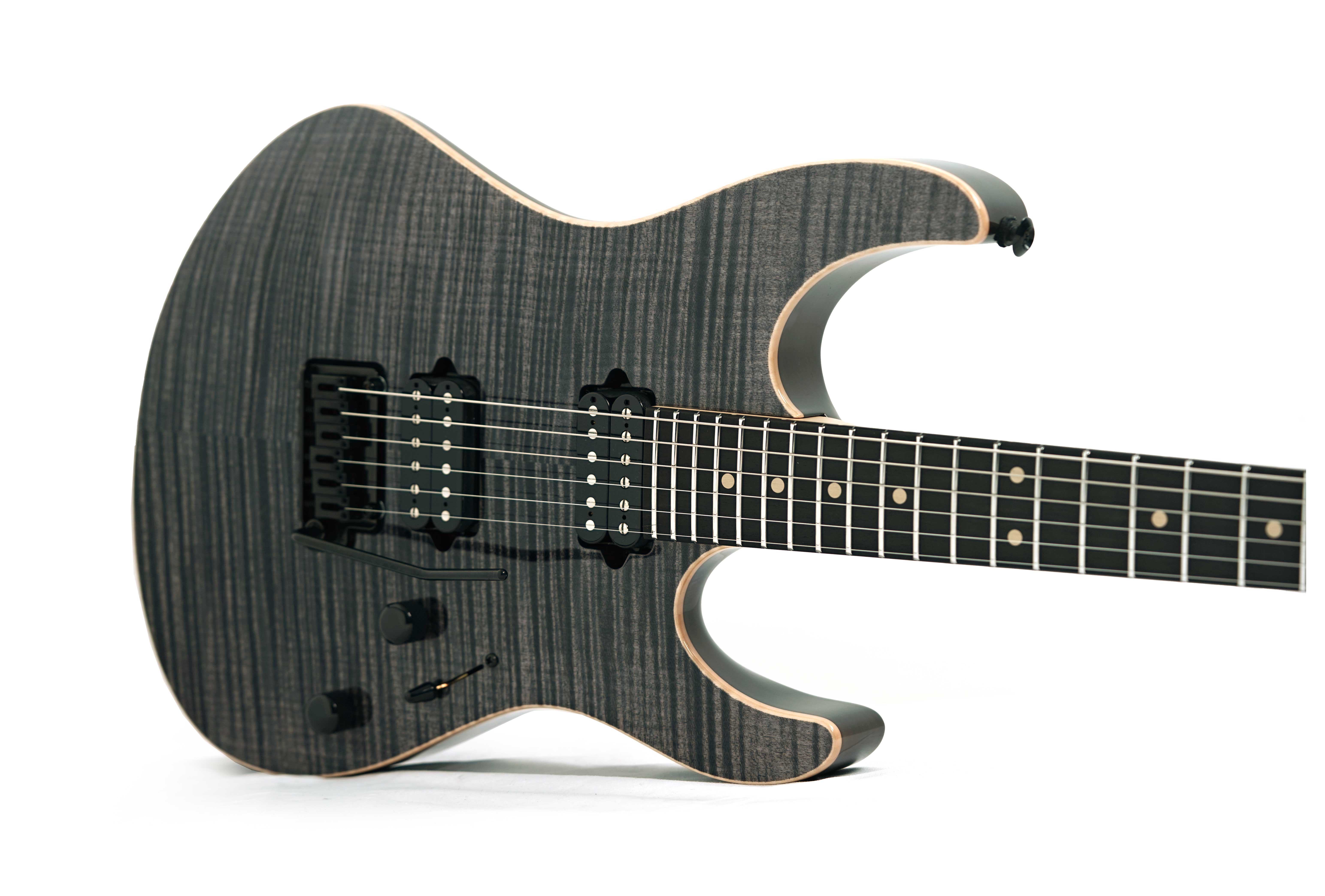 Suhr Modern HH Flame Maple Trans Charcoal Ebony Fingerboard #87869