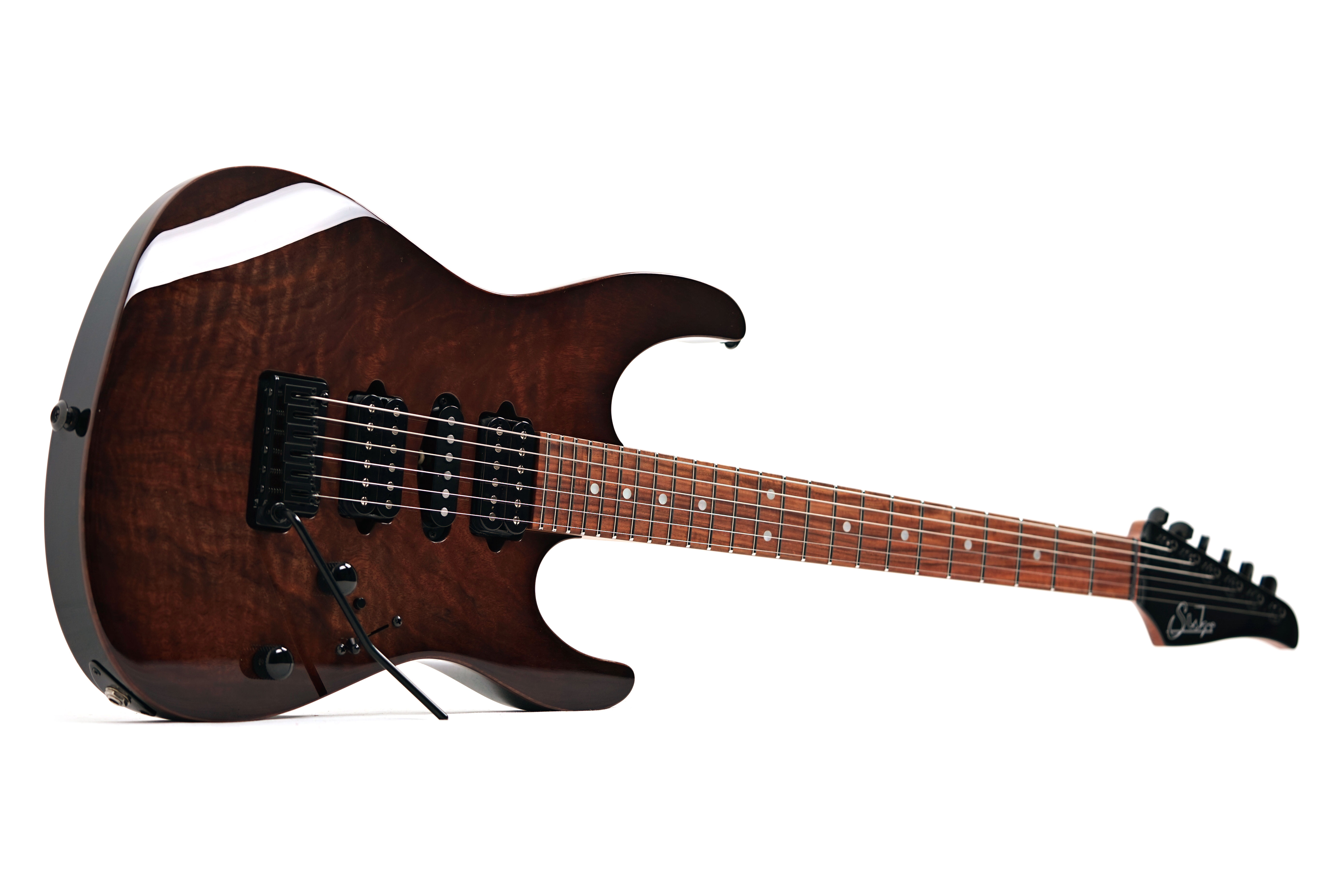 Suhr Modern Figured Walnut Natural Burst HSH Pau Ferro Fingerboard #87866