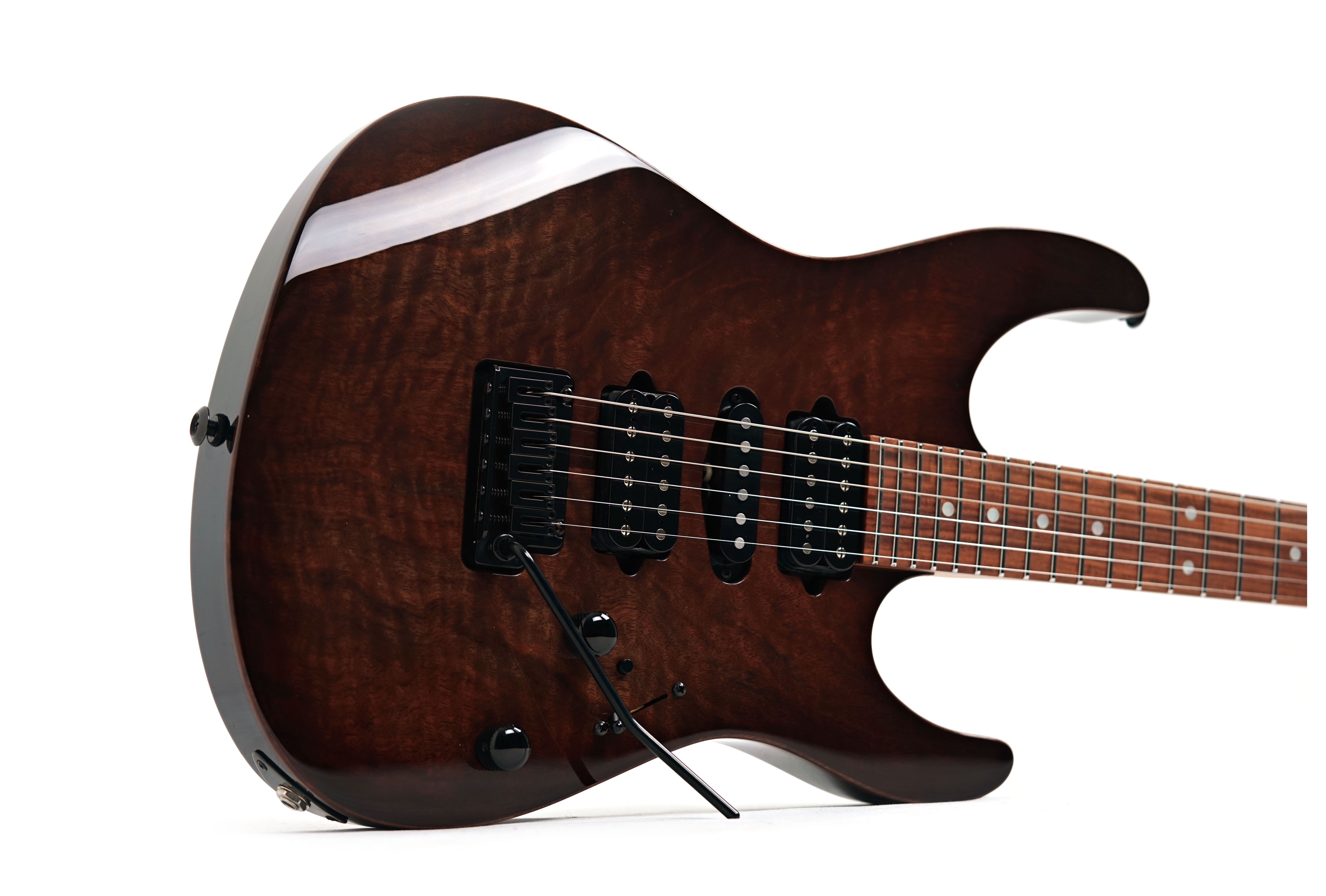 Suhr Modern Figured Walnut Natural Burst HSH Pau Ferro Fingerboard #87866