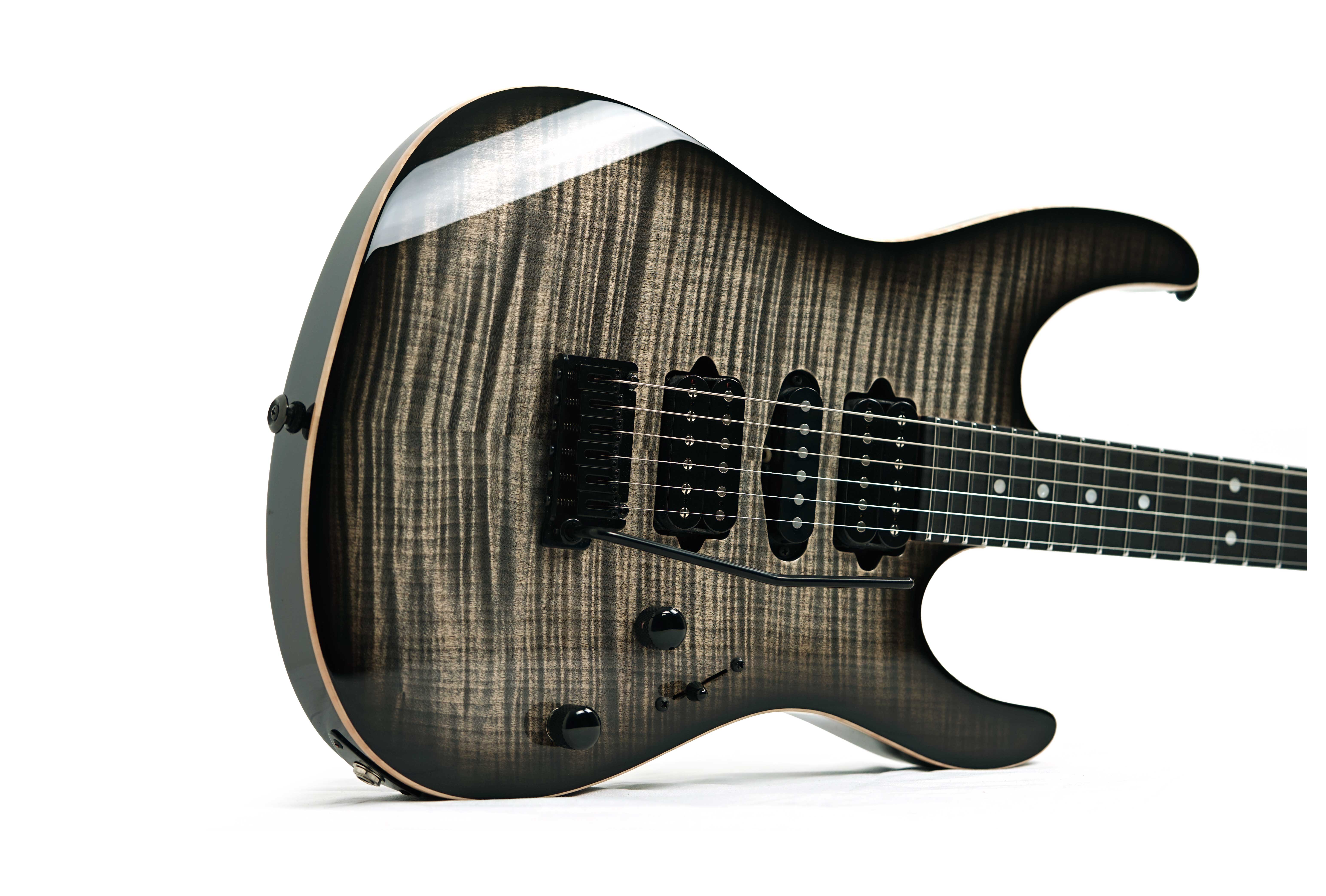 Suhr Modern Flame Trans Charcoal Burst HSH #87864