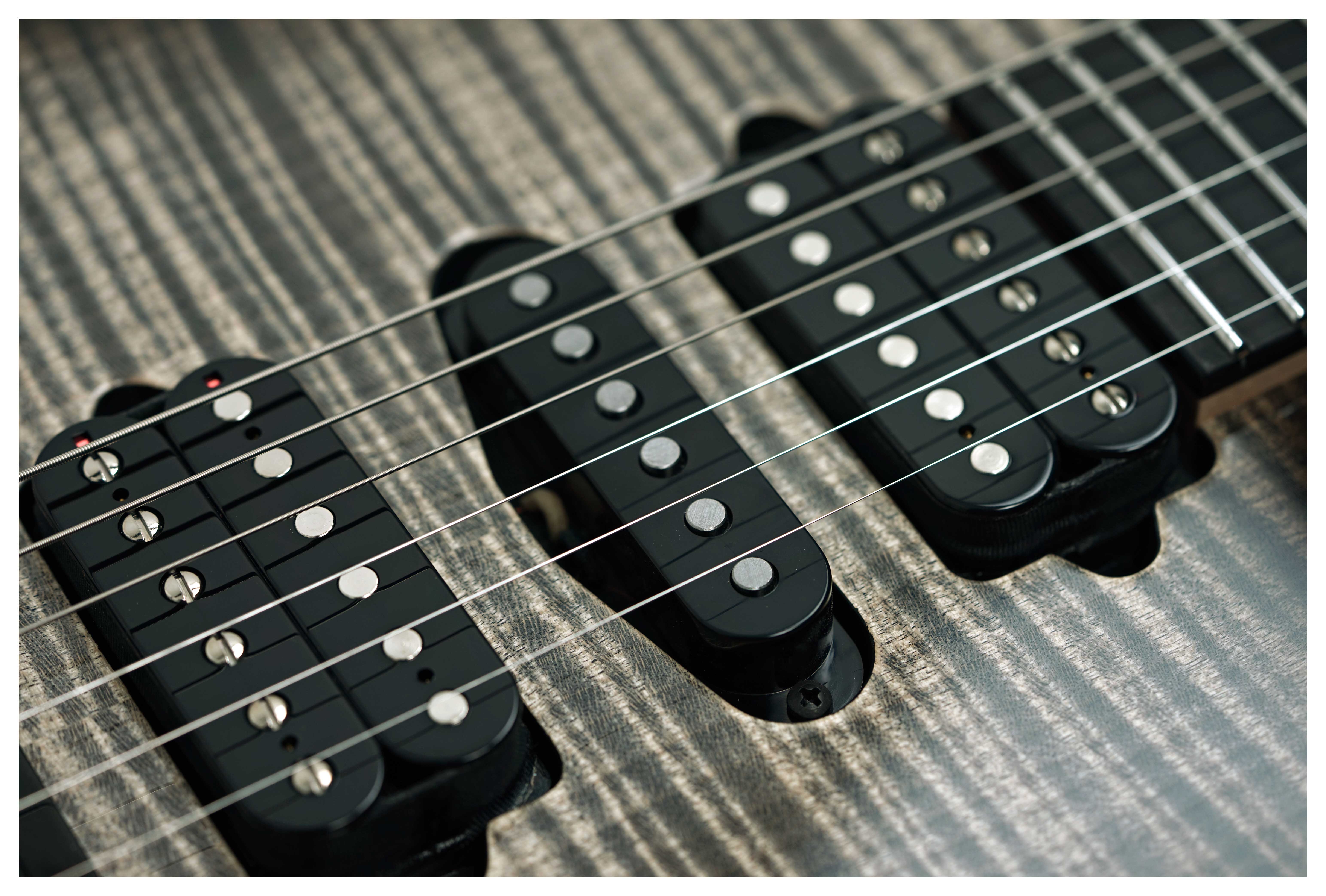 Suhr Modern Flame Trans Charcoal Burst HSH #87864