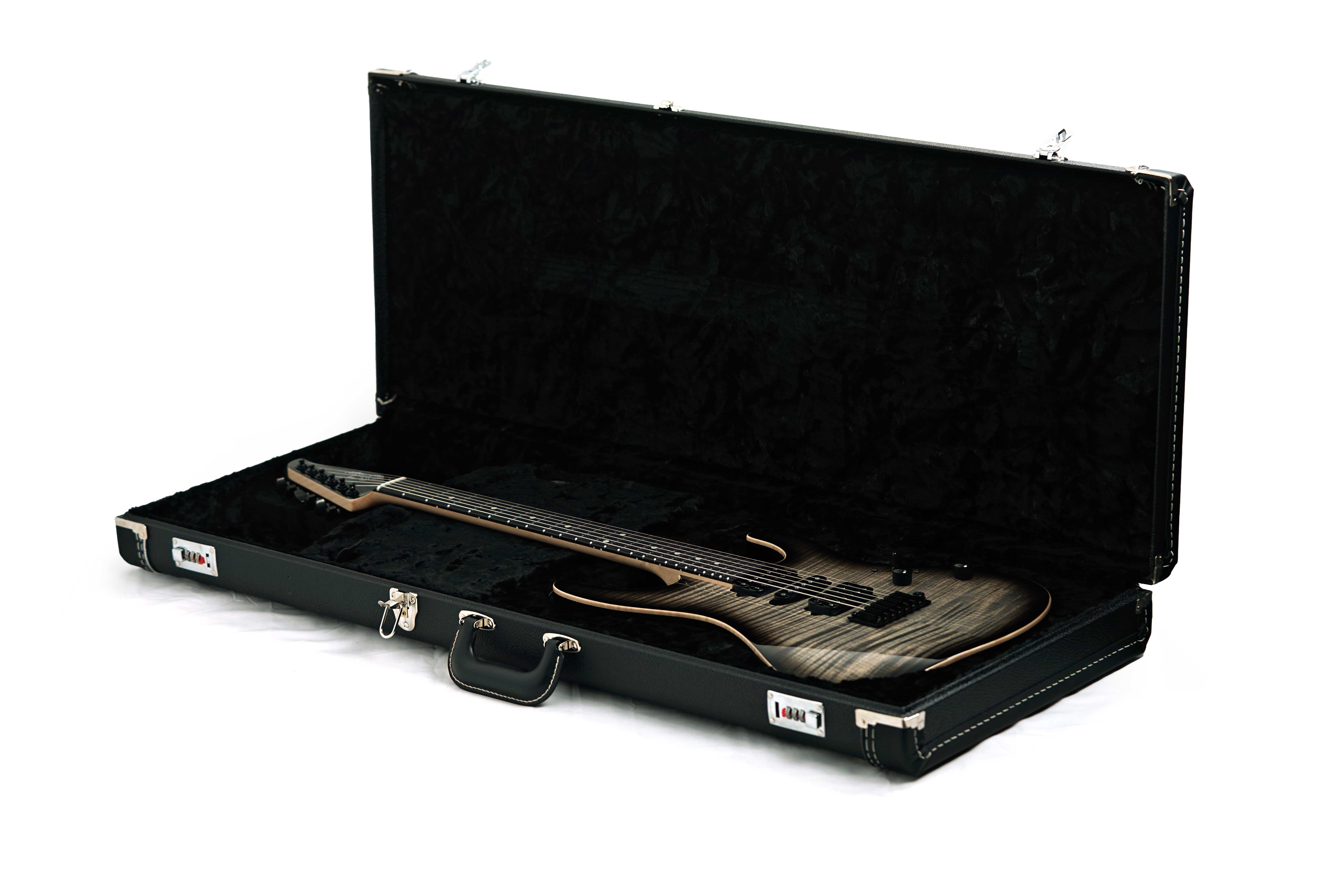 Suhr Modern Flame Trans Charcoal Burst HSH #87864