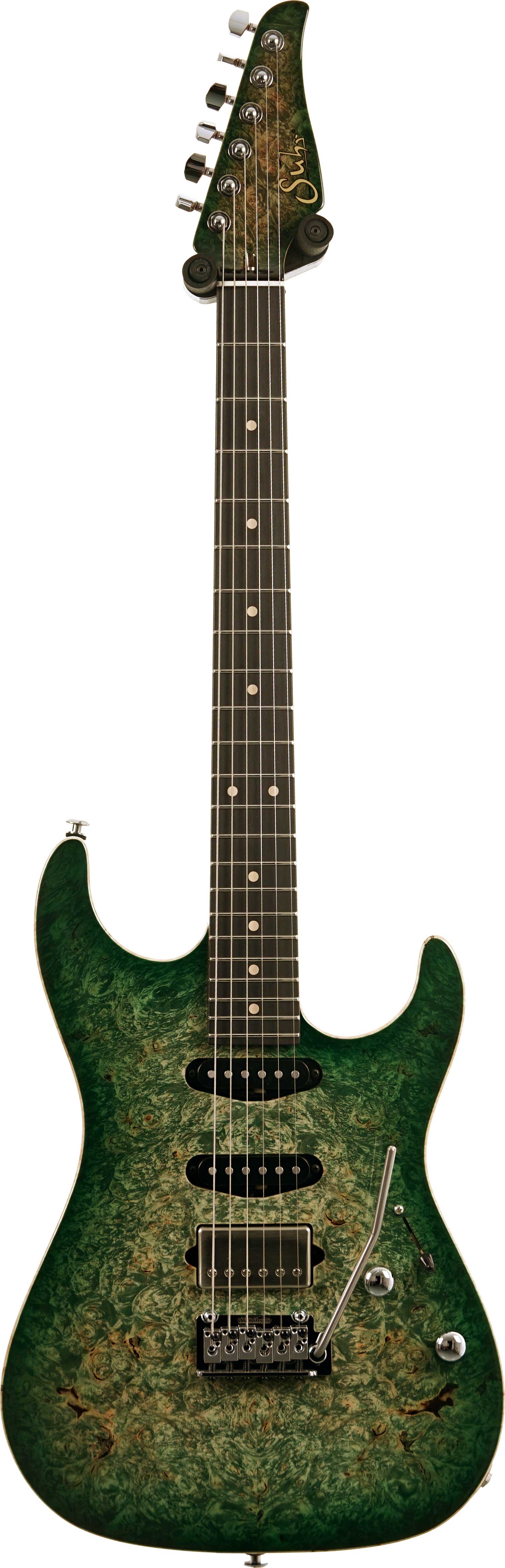 Suhr Standard Faded Trans Green Burst #87855