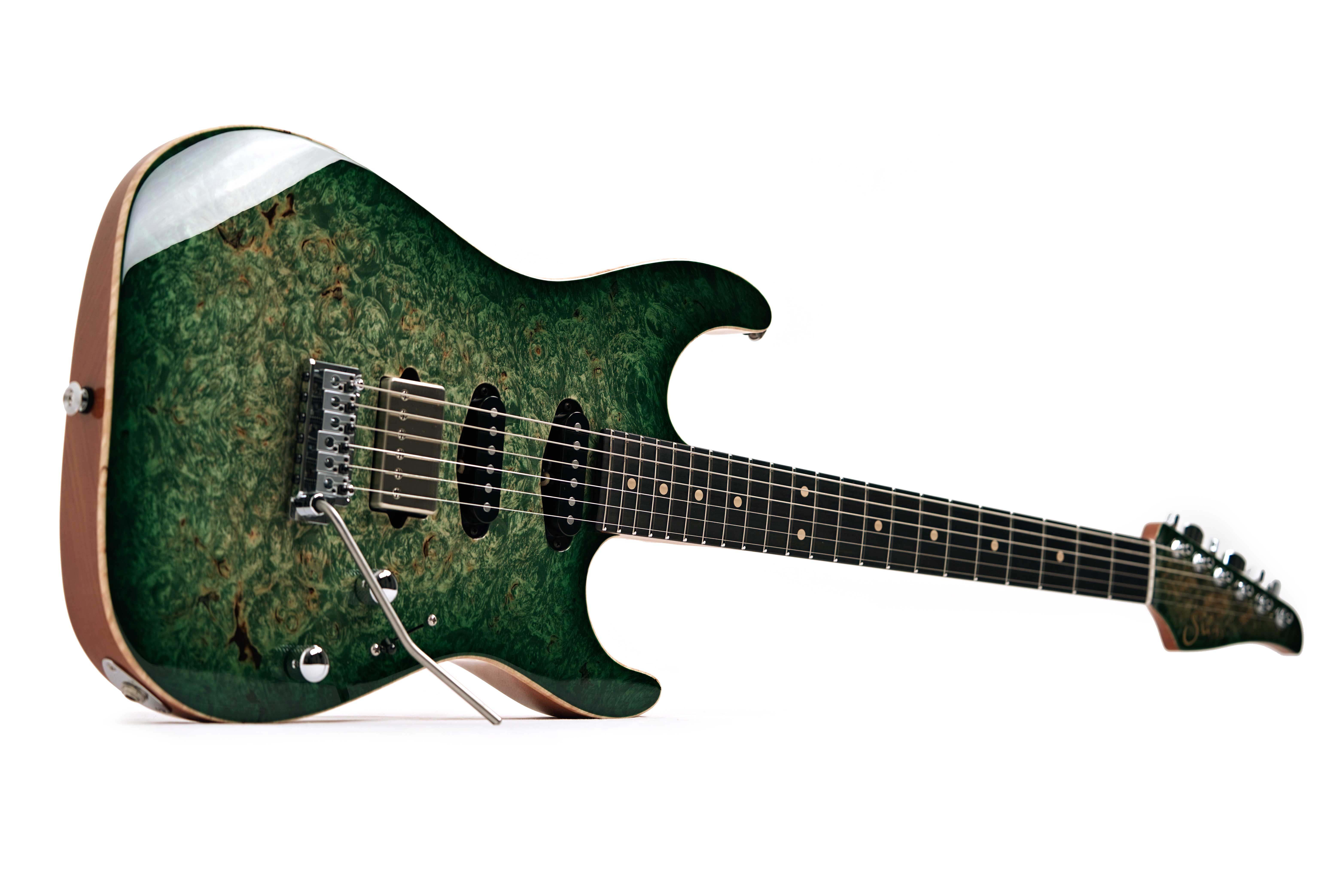 Suhr Standard Faded Trans Green Burst #87855
