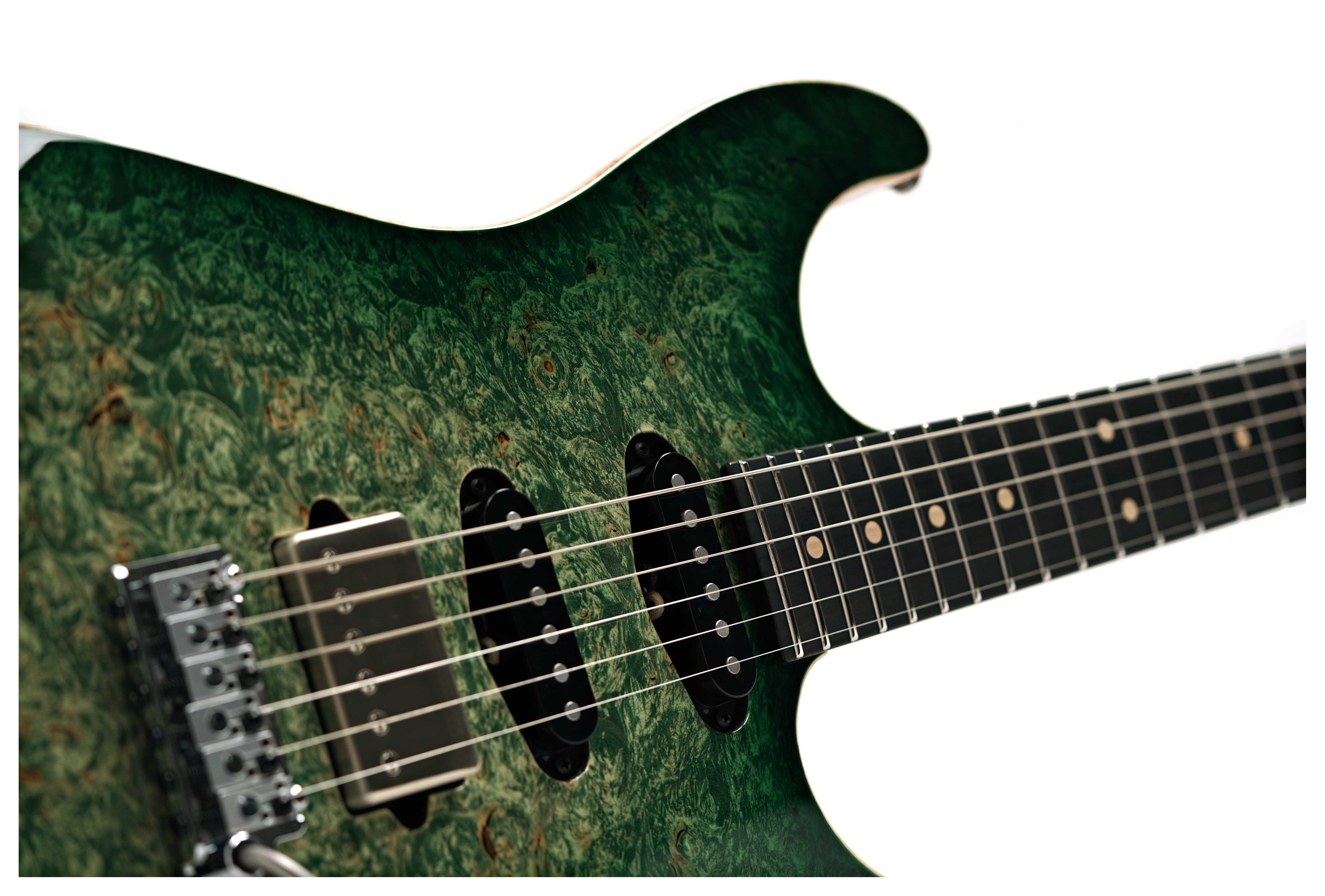 Suhr Standard Faded Trans Green Burst #87855