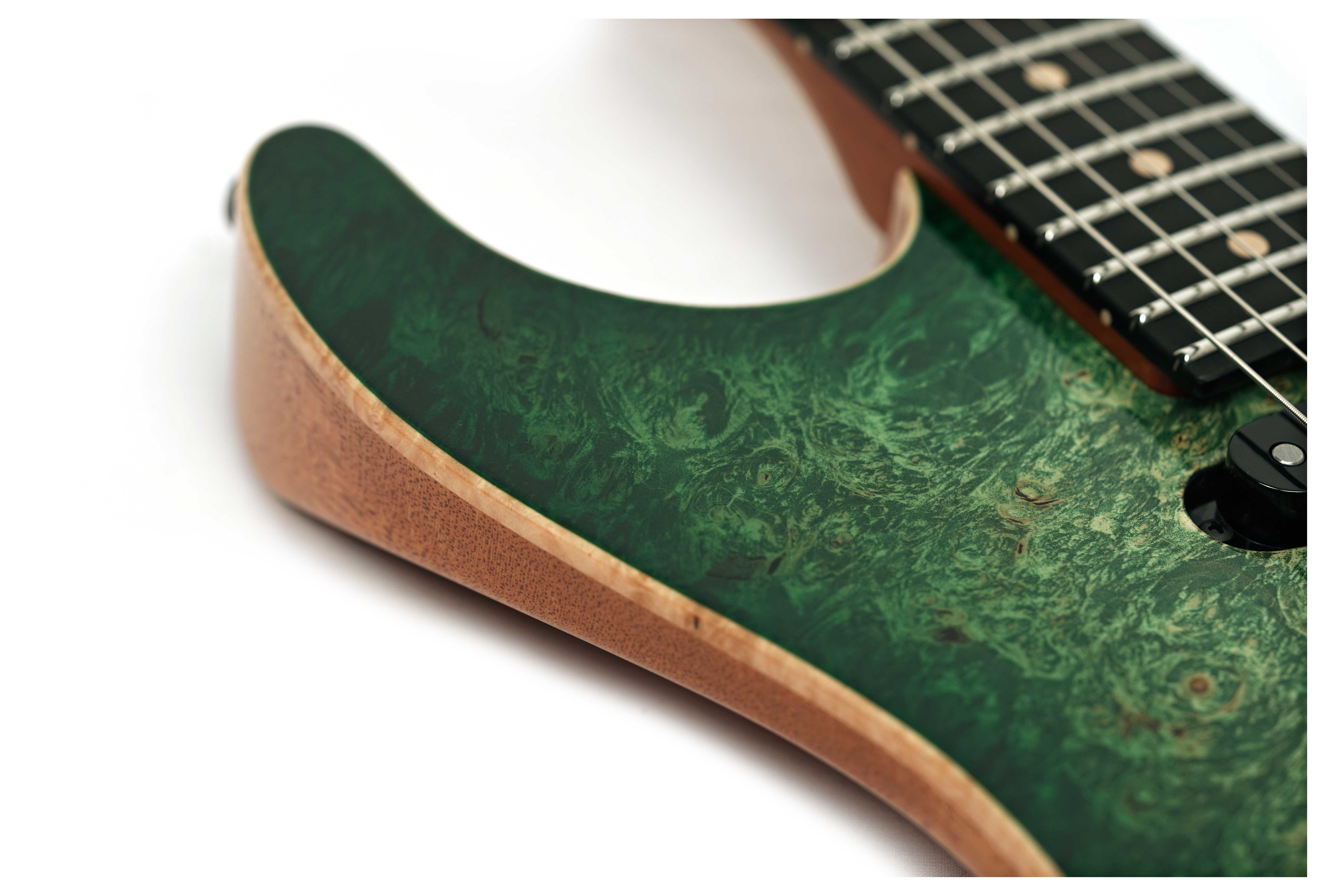 Suhr Standard Faded Trans Green Burst #87855