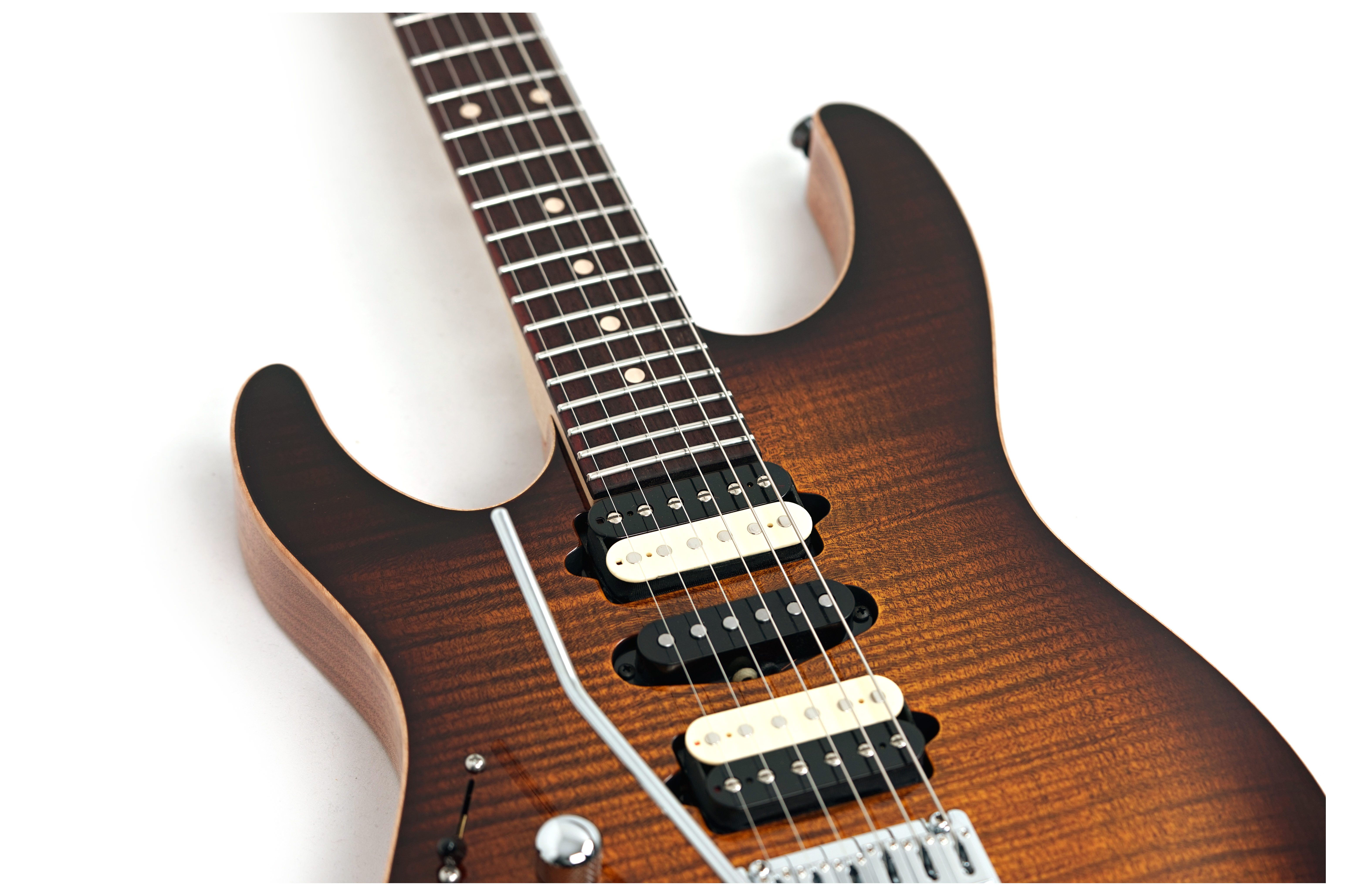 Suhr Modern HSH Flame Maple Bengal Burst Left Handed #87921