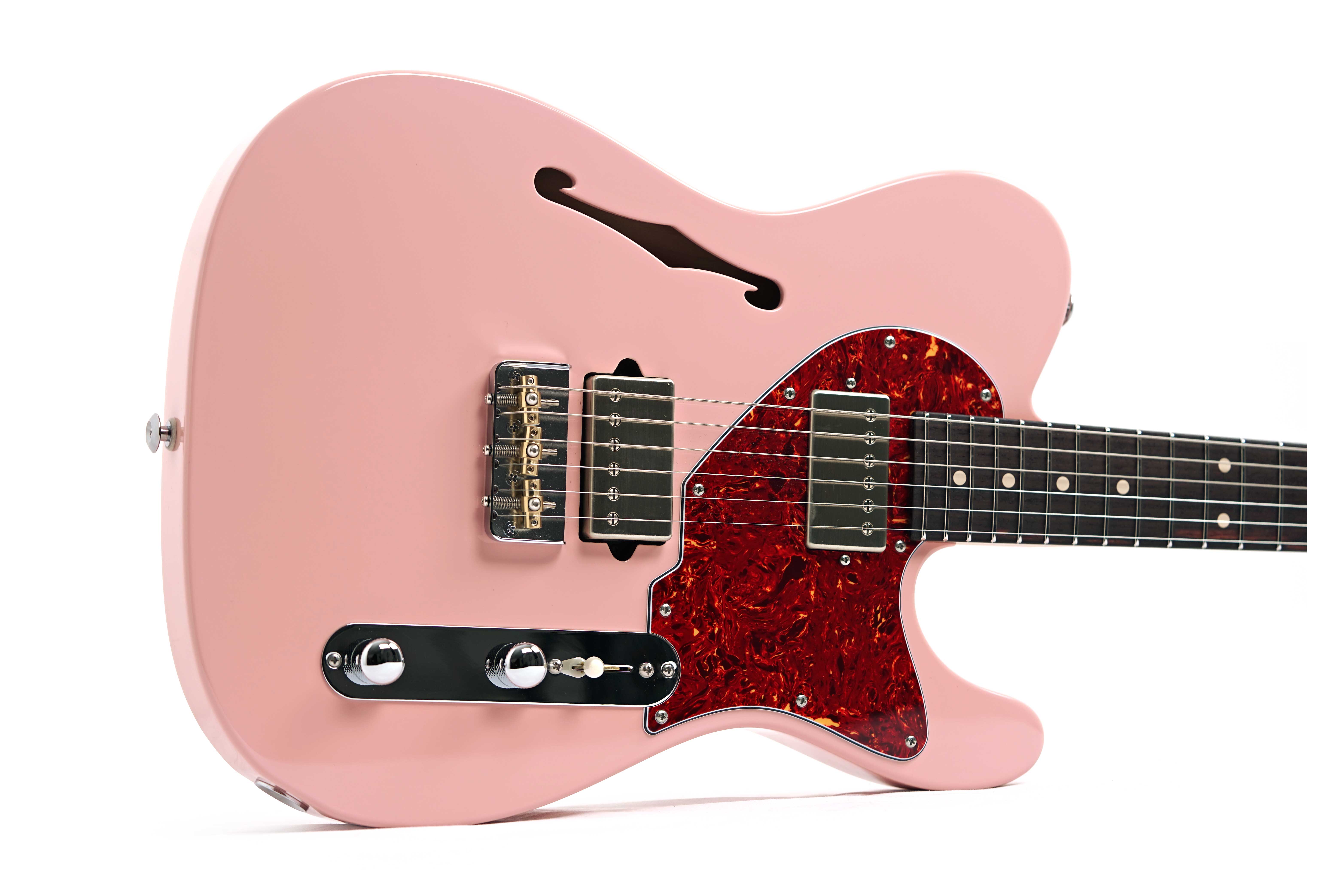 Suhr Classic T HH Semi Hollow Shell Pink Rosewood Fingerboard #87962