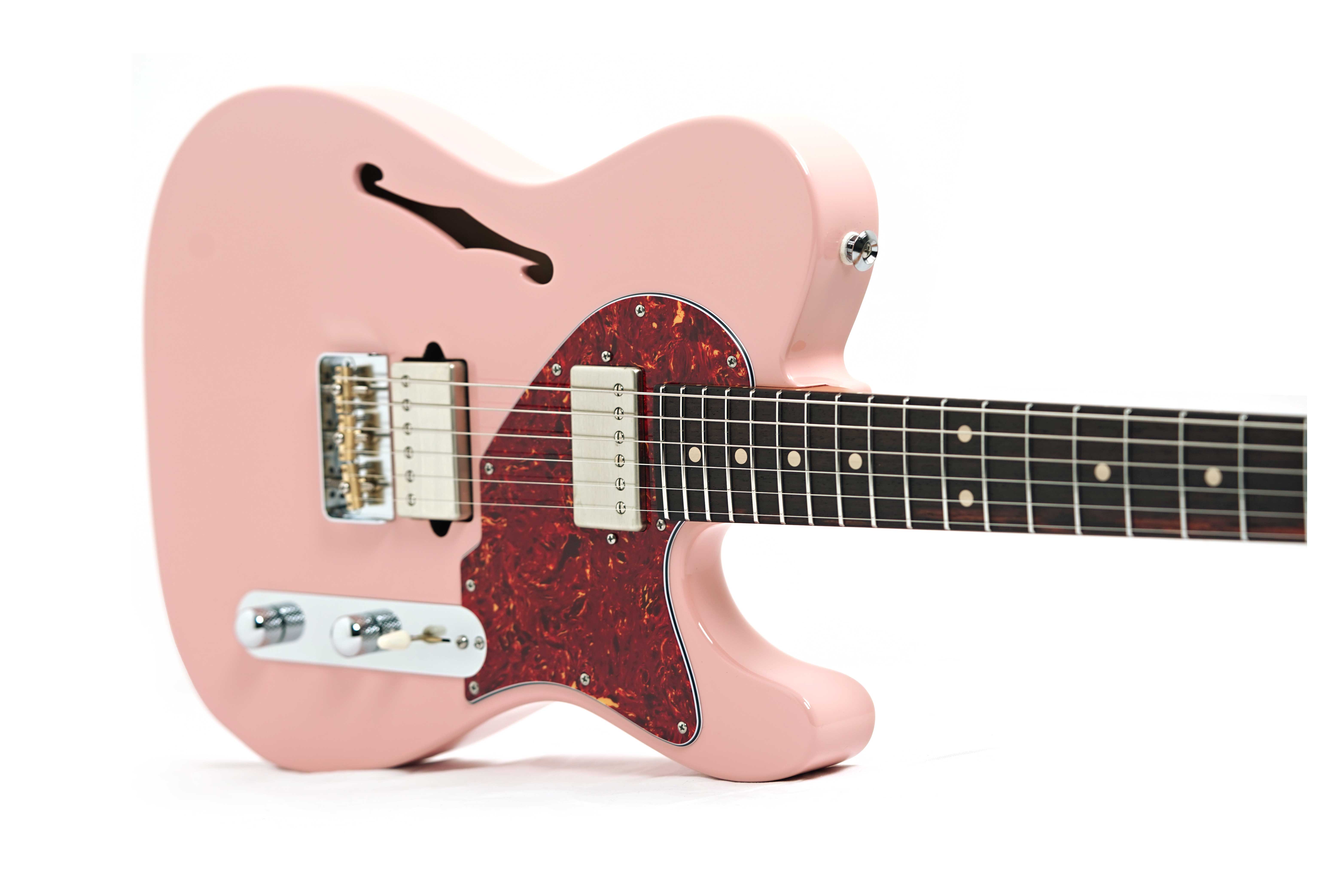 Suhr Classic T HH Semi Hollow Shell Pink Rosewood Fingerboard #87962