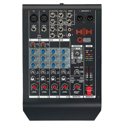 HH Q Series Q6FX Analogue Mixing Console HH Q Series Q6FX Analogue Mixing Console