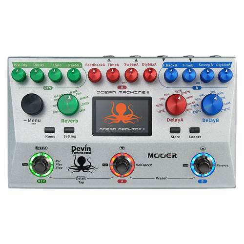 Mooer Ocean Machine II Devin Townsend Signature Delay/Reverb Mooer Ocean Machine II Devin Townsend Signature Delay/Reverb