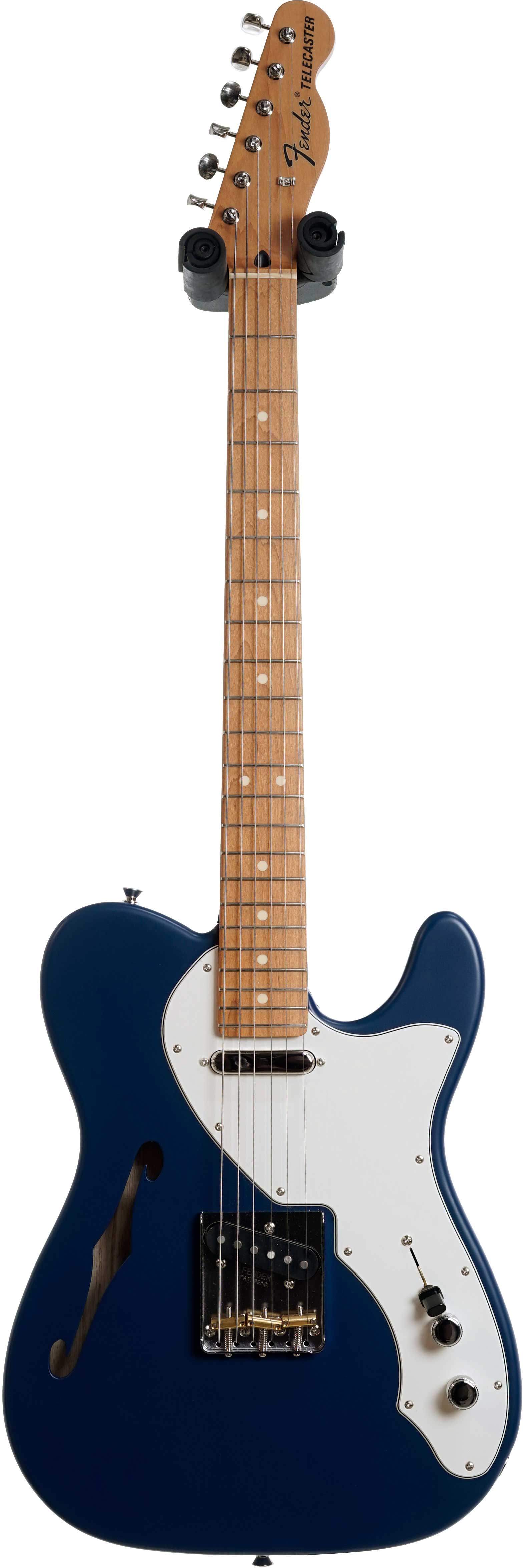 Fender Hybrid II Telecaster Thinline Limited Run Satin Indigo Maple Fingerboard (Ex-Demo) #JD23002000