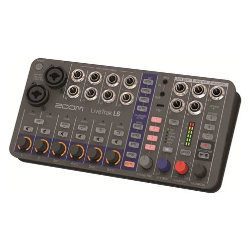 Zoom L-6 LiveTrak 10-Track Digital Mixer/Recorder Zoom L-6 LiveTrak 10-Track Digital Mixer/Recorder