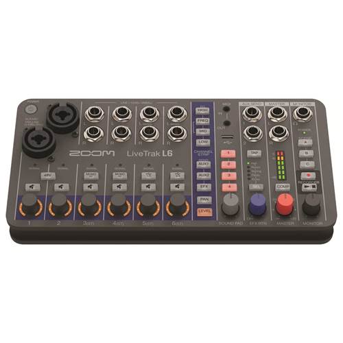 Zoom L-6 LiveTrak 10-Track Digital Mixer/Recorder Zoom L-6 LiveTrak 10-Track Digital Mixer/Recorder