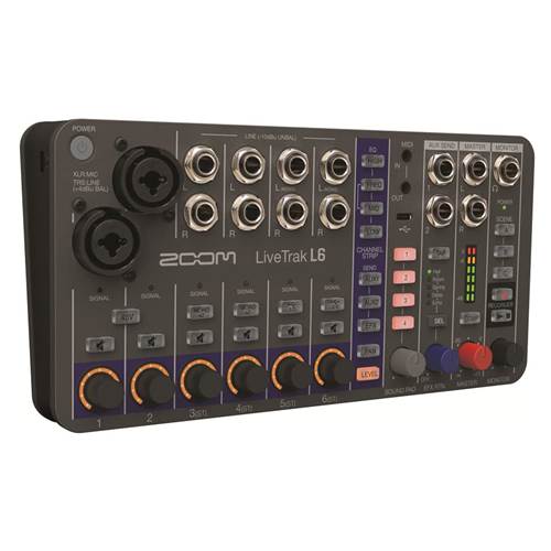 Zoom L-6 LiveTrak 10-Track Digital Mixer/Recorder Zoom L-6 LiveTrak 10-Track Digital Mixer/Recorder