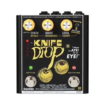 Eventide Knife Drop Fuzz Octave Pedal with Monophonic Synth