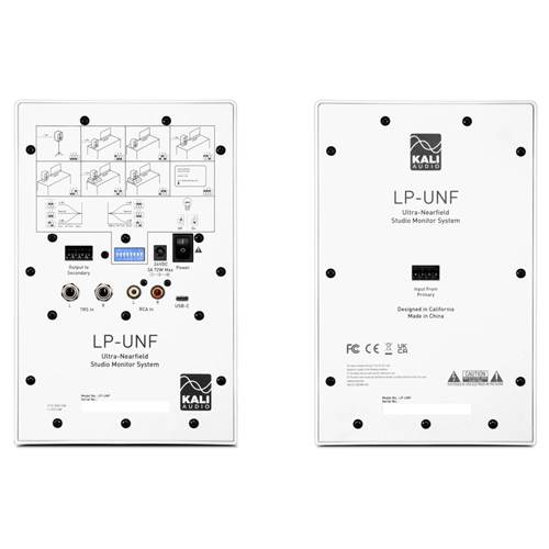 Kali Audio LP-UNFW 4 Inch 2-Way Powered Loudspeaker System With Bluetooth White (Pair)  Kali Audio LP-UNFW 4 Inch 2-Way Powered Loudspeaker System With Bluetooth White (Pair)