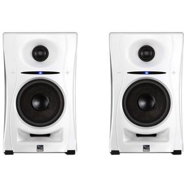 Kali Audio LP-UNFW 4 Inch 2-Way Powered Loudspeaker System With Bluetooth White (Pair)