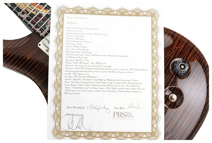 PRS Private Stock 40th Anniversary McCarty Dragon Limited Edition PRS Private Stock 40th Anniversary McCarty Dragon Limited Edition