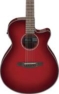 Ibanez AEG51 Electro Acoustic Transparent Red Sunburst Gloss guitarguitar Exclusive