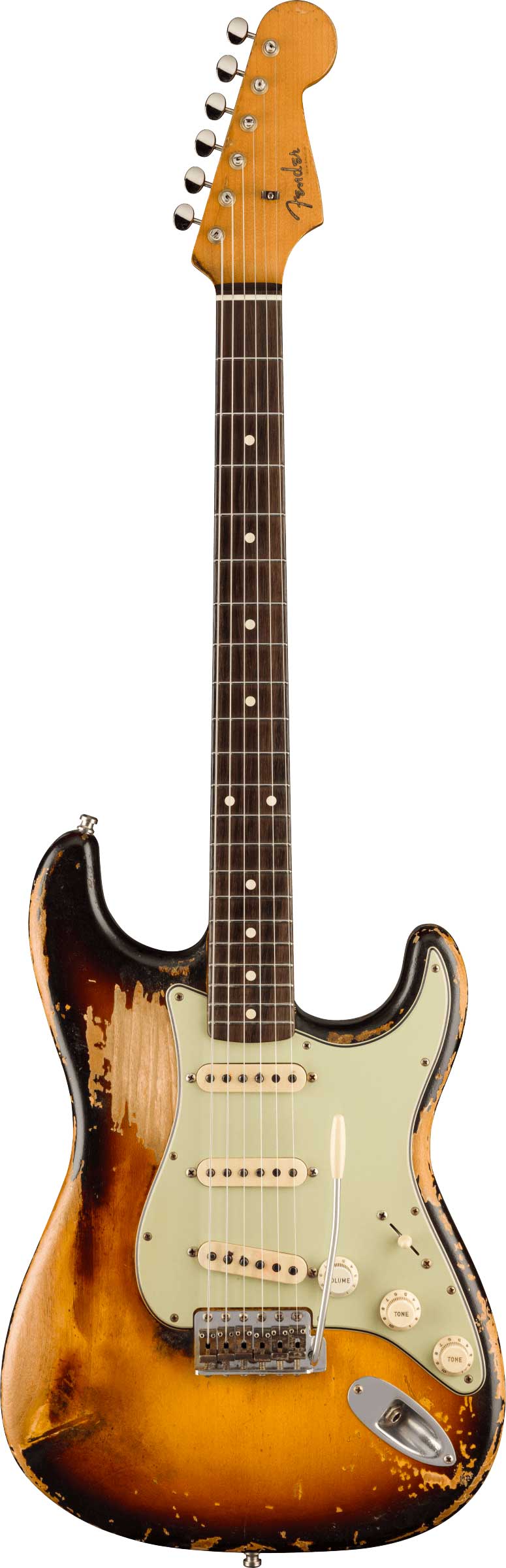 Fender Custom Shop Limited Edition Masterbuilt John Frusciante Stratocaster 3 Colour Sunburst