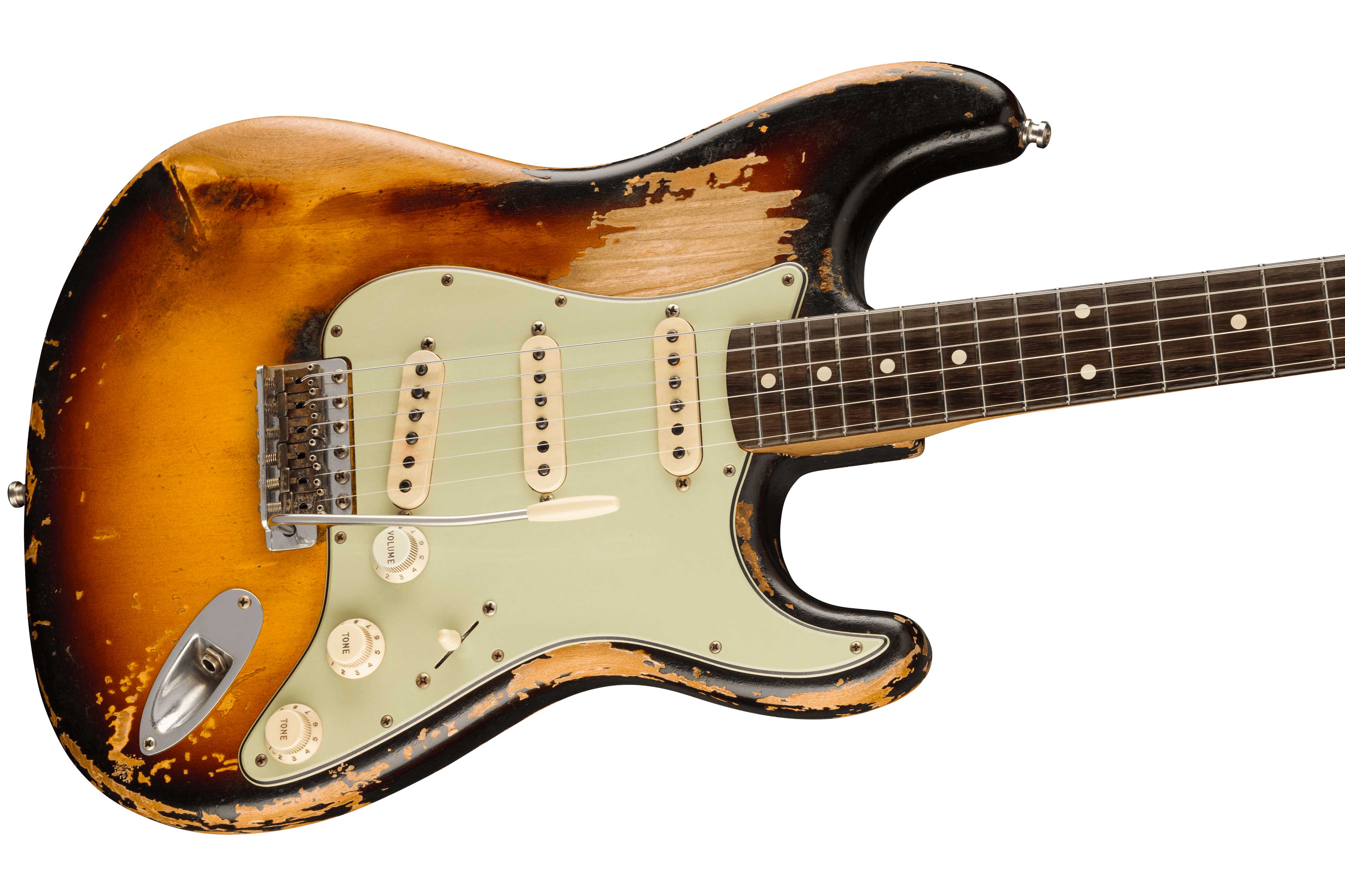 Fender Custom Shop Limited Edition Masterbuilt John Frusciante Stratocaster 3 Colour Sunburst