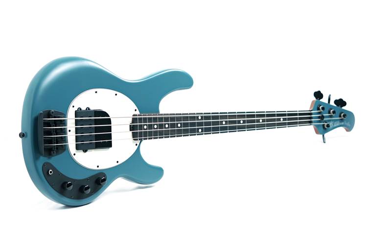 Music Man Tim Commerford StingRay Passive Quentin Blue (Ex-Demo) #B0594632 Music Man Tim Commerford StingRay Passive Quentin Blue (Ex-Demo) #B0594632