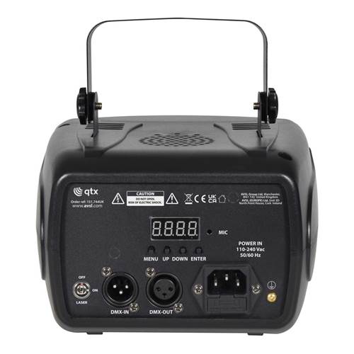 QTX Butterfly Effect 3-in-1 LED and Laser Effect Light QTX Butterfly Effect 3-in-1 LED and Laser Effect Light