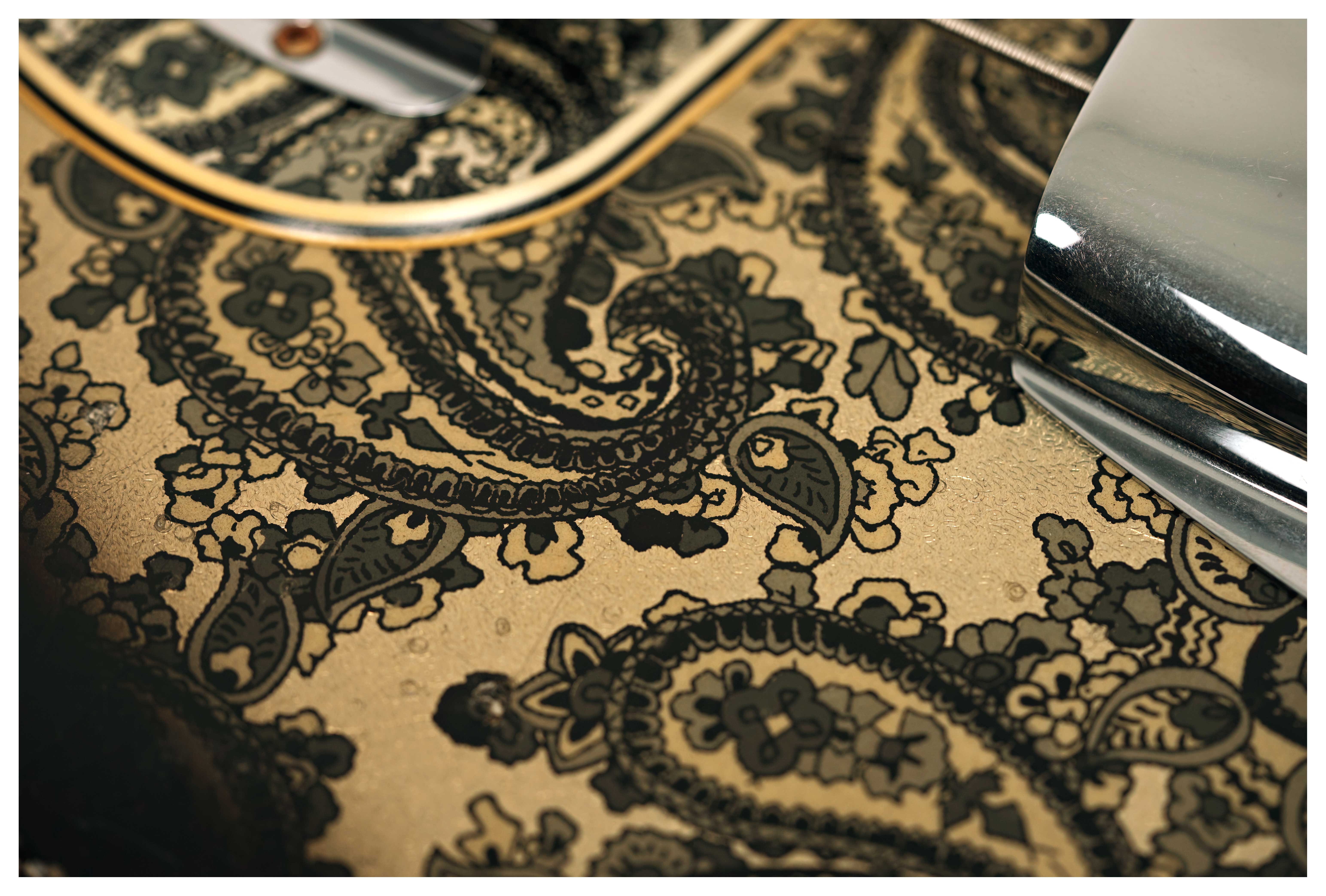 Fender Custom Shop Limited Edition Jazz Bass Relic Black Paisley #CZ586257