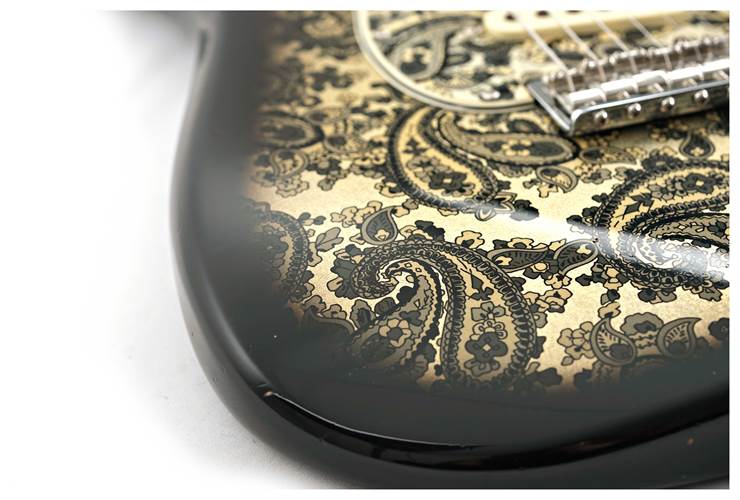 Fender Custom Shop Limited Edition 1968 Stratocaster Jouneyman Relic Black Paisley #CZ586101 Fender Custom Shop Limited Edition 1968 Stratocaster Jouneyman Relic Black Paisley #CZ586101