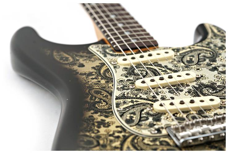 Fender Custom Shop Limited Edition 1968 Stratocaster Jouneyman Relic Black Paisley #CZ586101 Fender Custom Shop Limited Edition 1968 Stratocaster Jouneyman Relic Black Paisley #CZ586101