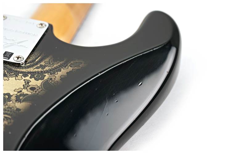 Fender Custom Shop Limited Edition 1968 Stratocaster Jouneyman Relic Black Paisley #CZ586101 Fender Custom Shop Limited Edition 1968 Stratocaster Jouneyman Relic Black Paisley #CZ586101