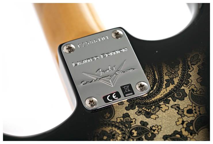 Fender Custom Shop Limited Edition 1968 Stratocaster Jouneyman Relic Black Paisley #CZ586101 Fender Custom Shop Limited Edition 1968 Stratocaster Jouneyman Relic Black Paisley #CZ586101