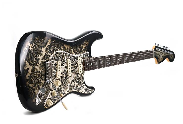 Fender Custom Shop Limited Edition 1968 Stratocaster Journeyman Relic Black Paisley #CZ584214 Fender Custom Shop Limited Edition 1968 Stratocaster Journeyman Relic Black Paisley #CZ584214