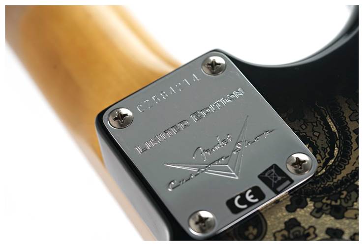 Fender Custom Shop Limited Edition 1968 Stratocaster Journeyman Relic Black Paisley #CZ584214 Fender Custom Shop Limited Edition 1968 Stratocaster Journeyman Relic Black Paisley #CZ584214