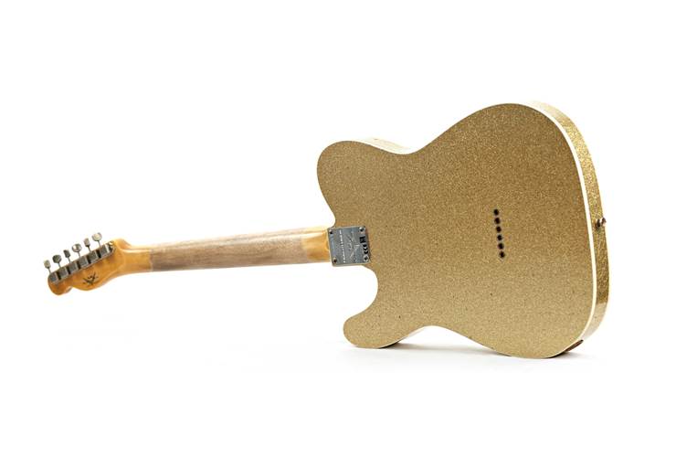 Fender Custom Shop Limited Edition 1960 Telecaster Custom Jouneyman Relic Aged Gold Sparkle #CZ586071 Fender Custom Shop Limited Edition 1960 Telecaster Custom Jouneyman Relic Aged Gold Sparkle #CZ586071