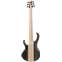 Ibanez BTB606 6 String Transparent Grey Flat Back View