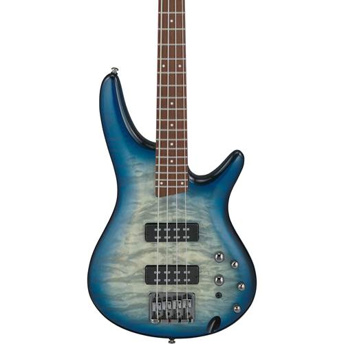 Ibanez SR400EQM Quilted Maple Stained Cosmic Blue Starburst Ibanez SR400EQM Quilted Maple Stained Cosmic Blue Starburst