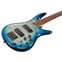 Ibanez SR400EQM Quilted Maple Stained Cosmic Blue Starburst Front View