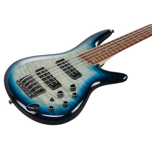 Ibanez SR405EQM 5 String Quilted Maple Stained Cosmic Blue Starburst Ibanez SR405EQM 5 String Quilted Maple Stained Cosmic Blue Starburst