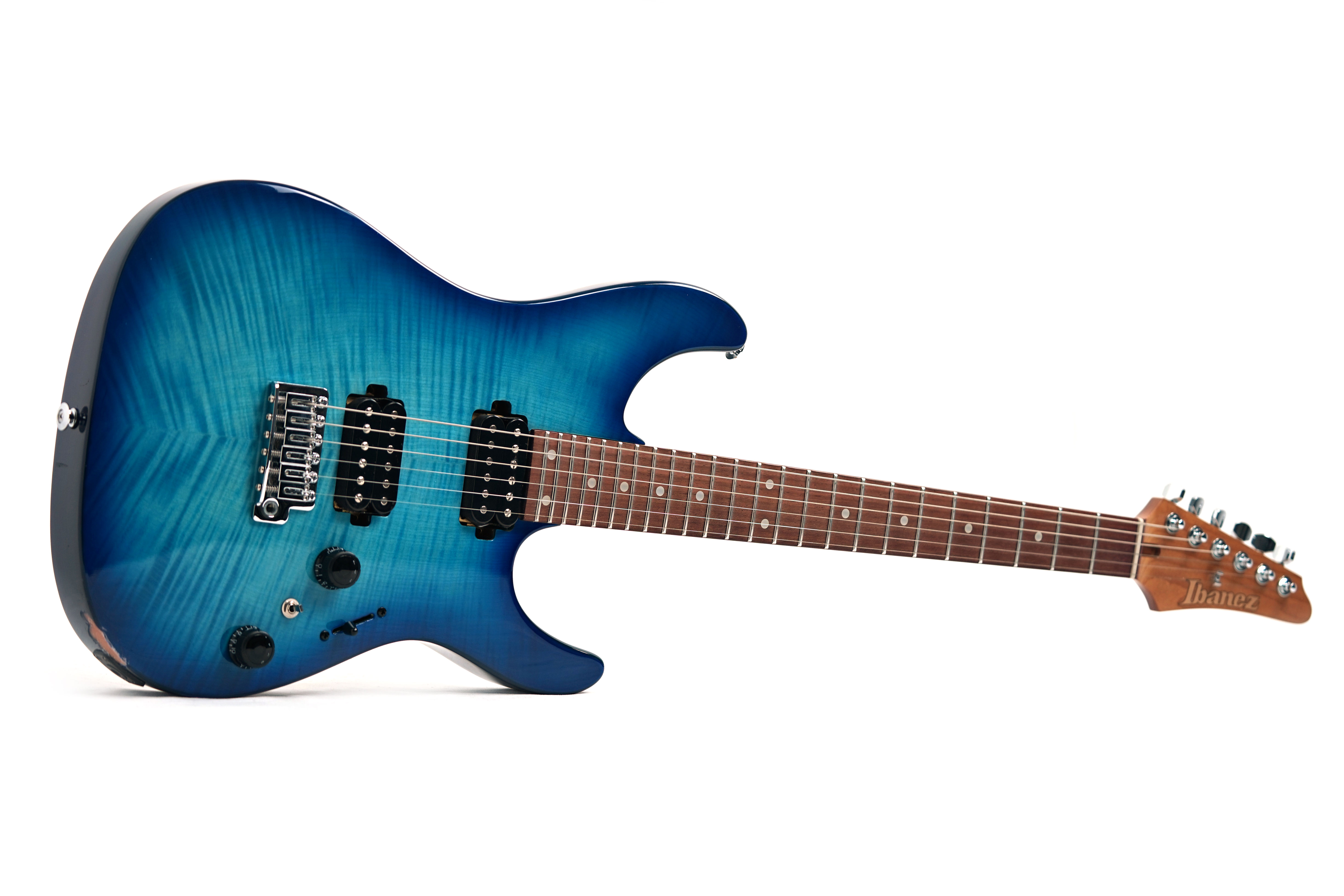 Ibanez AZ24S1F AZ Standard HH Transparent Turquoise Burst (Ex-Demo) #5N250100774