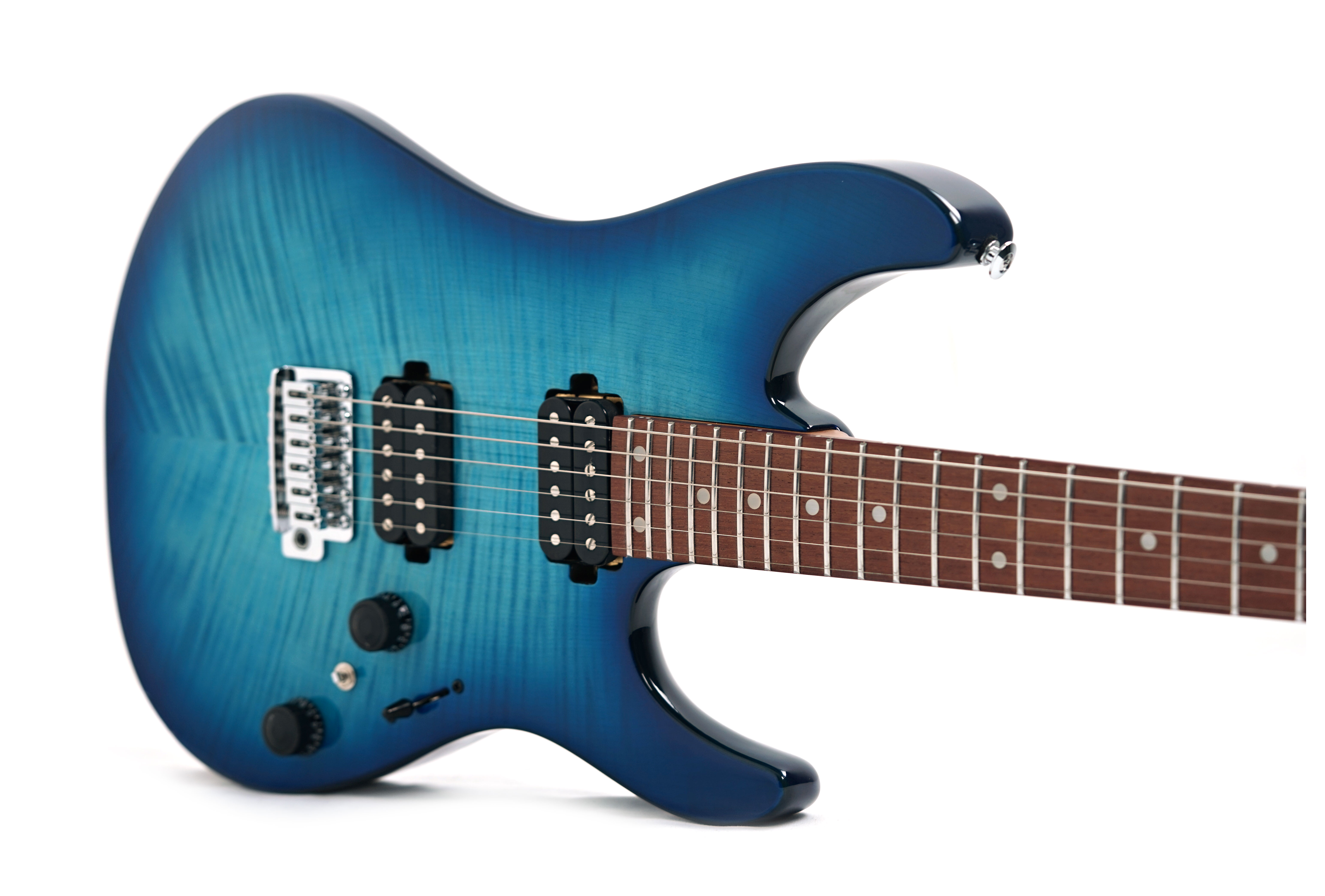 Ibanez AZ24S1F AZ Standard HH Transparent Turquoise Burst (Ex-Demo) #5N250100774