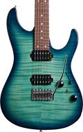 Ibanez AZ24S1F AZ Standard HH Transparent Turquoise Burst