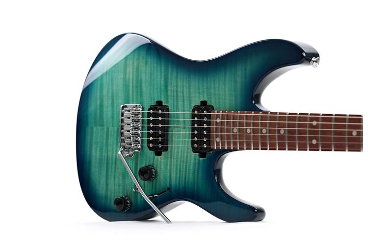 Ibanez AZ24S1F AZ Standard HH Transparent Turquoise Burst Ibanez AZ24S1F AZ Standard HH Transparent Turquoise Burst