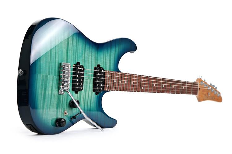 Ibanez AZ24S1F AZ Standard HH Transparent Turquoise Burst Ibanez AZ24S1F AZ Standard HH Transparent Turquoise Burst