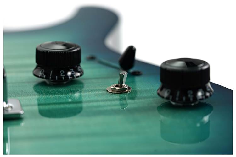 Ibanez AZ24S1F AZ Standard HH Transparent Turquoise Burst Ibanez AZ24S1F AZ Standard HH Transparent Turquoise Burst