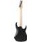 Ibanez RG7421EXL 7 String Left Handed Black Flat Back View