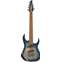 Ibanez RGMS7PB 7 String Multi Scale Cosmic Blue Star Burst Front View