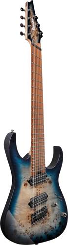 Ibanez RGMS7PB 7 String Multi Scale Cosmic Blue Star Burst Ibanez RGMS7PB 7 String Multi Scale Cosmic Blue Star Burst